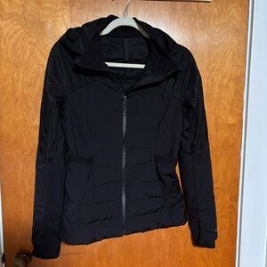 Lululemon Down For It All Jacket Black Size 6